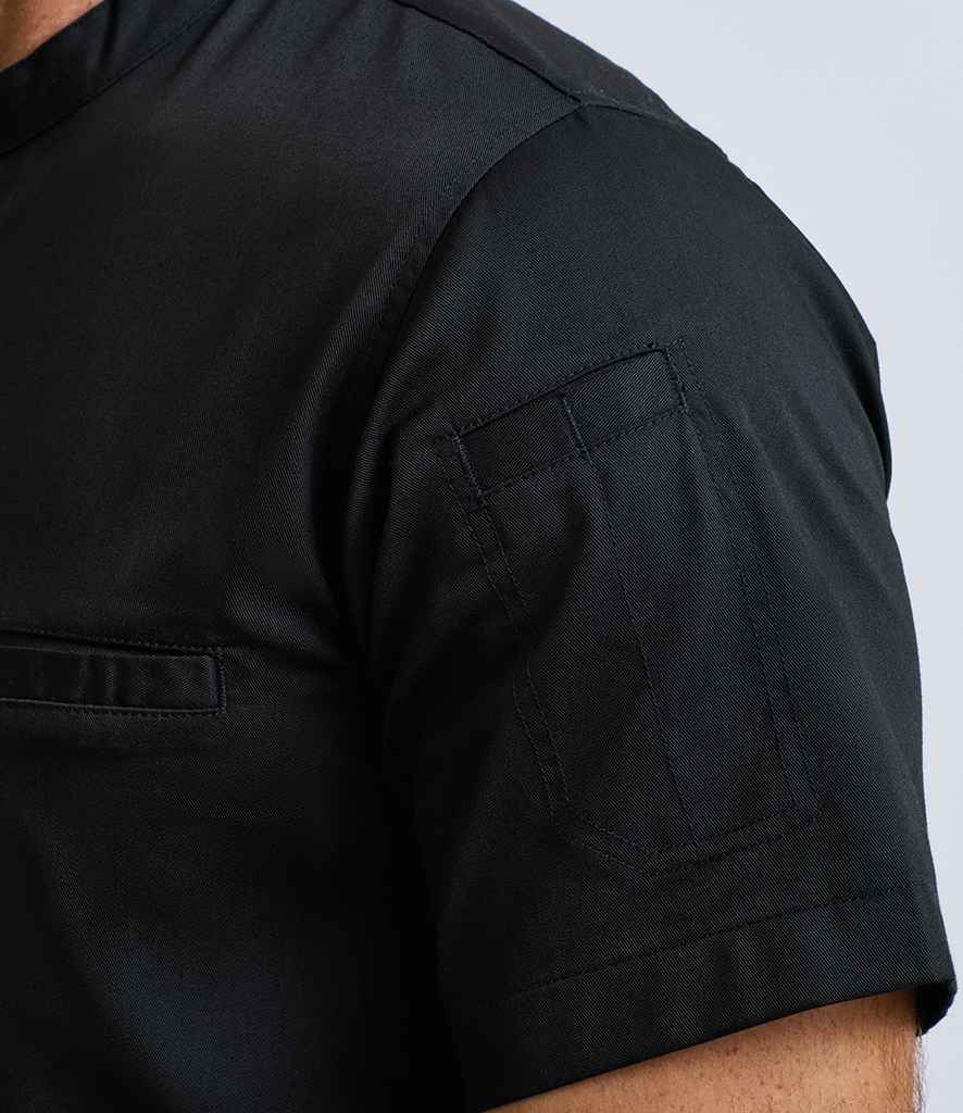 Premier Recyclight® Short Sleeve Chef's Shirt - Black