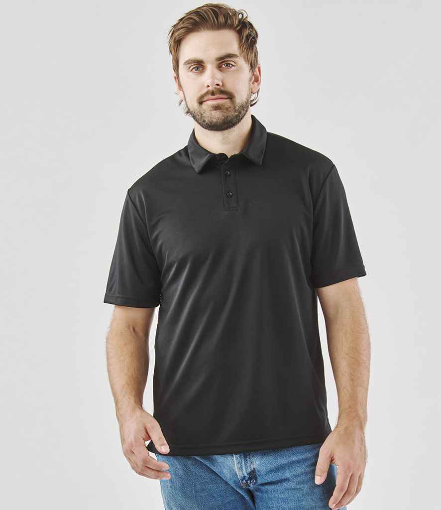 Stormtech Treeline Performance Polo Shirt - Black