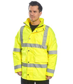 Portwest Hi-Vis 4-in-1 Traffic Jacket - Yellow