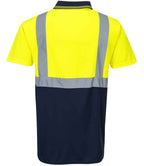 Portwest Hi-Vis Two Tone Polo Shirt - Yellow/Navy