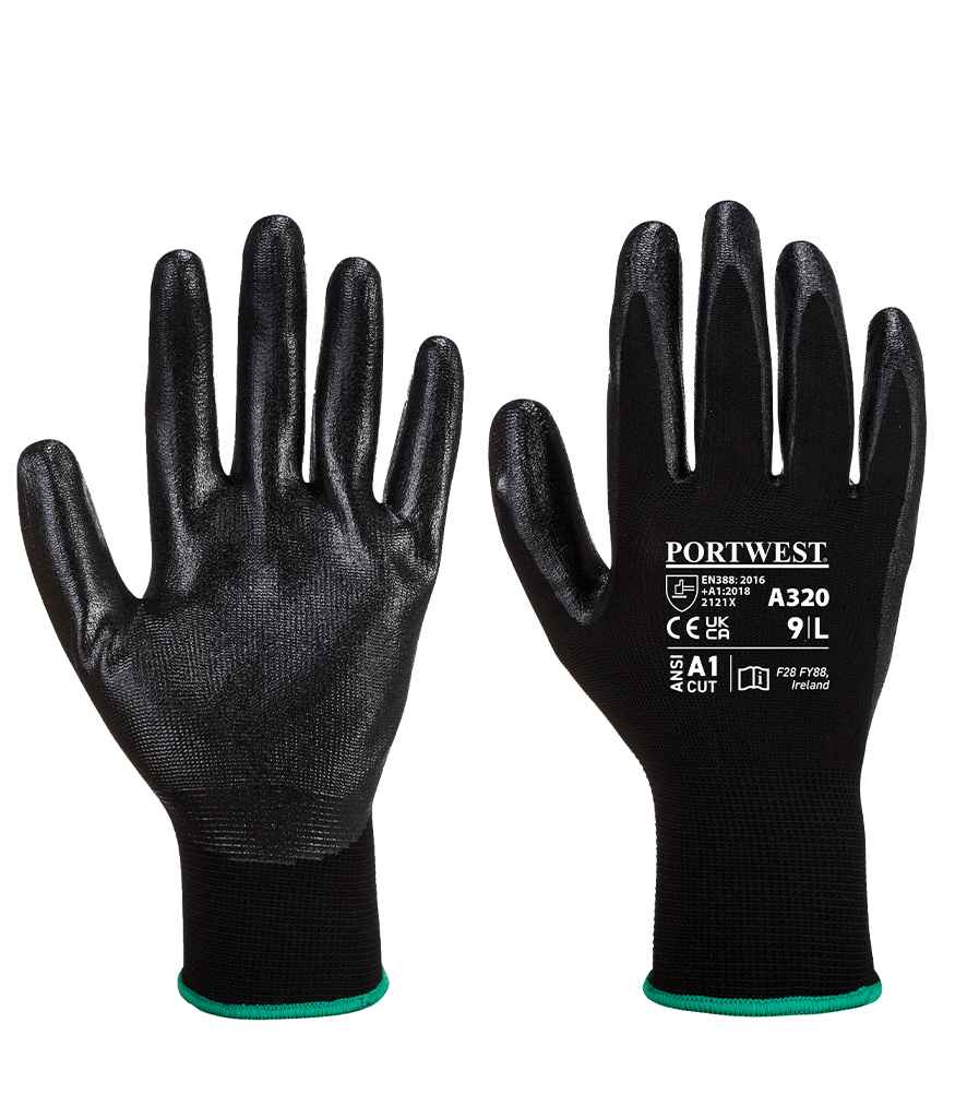 Portwest Dexti-Grip Gloves - Black