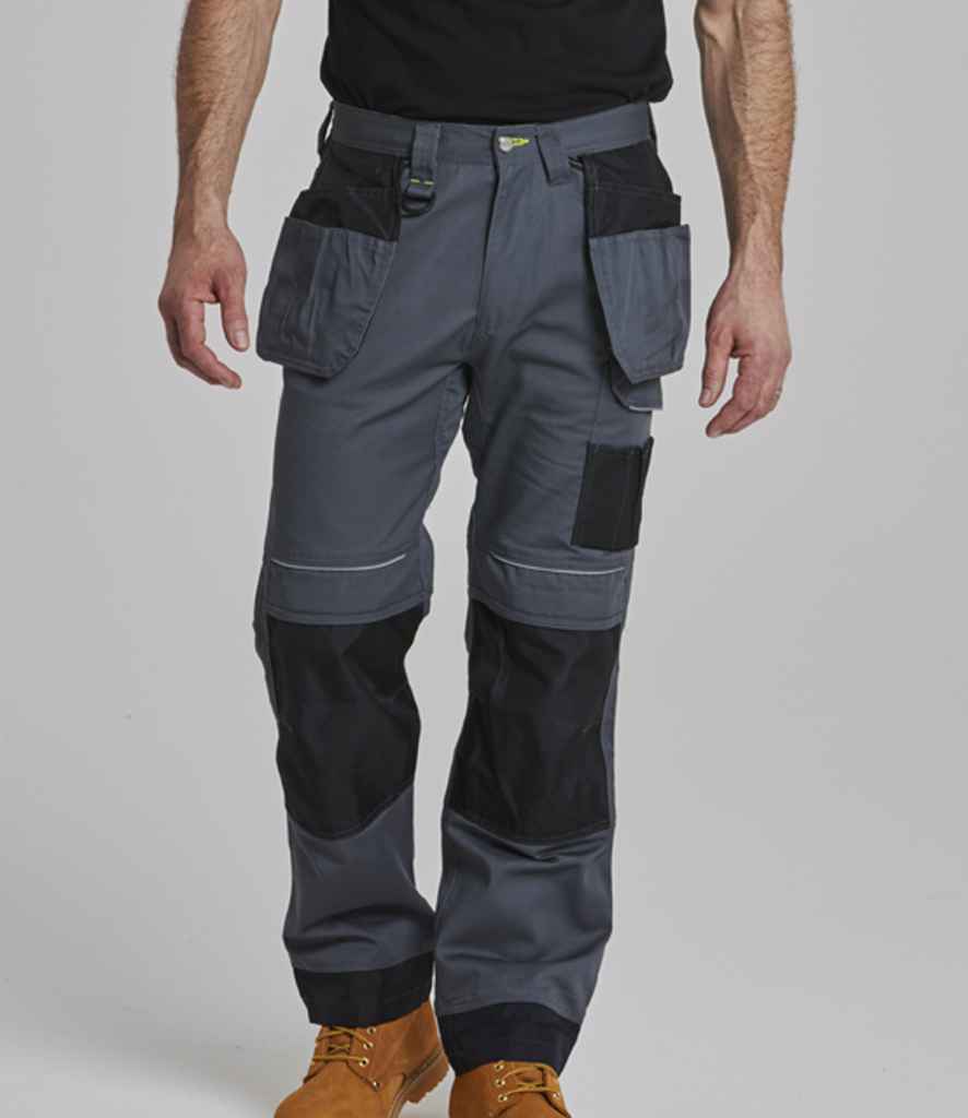 Portwest PW3 Work Holster Trousers - Zoom Grey/Black