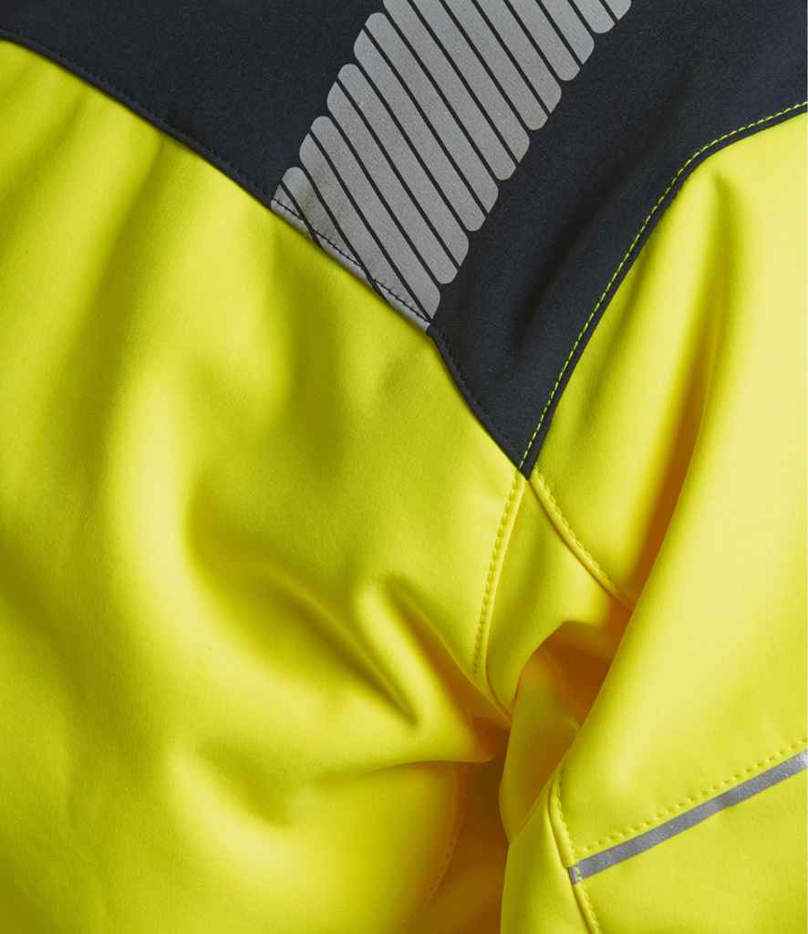 Portwest PW3 Hi-Vis Soft Shell Jacket - Yellow/Black