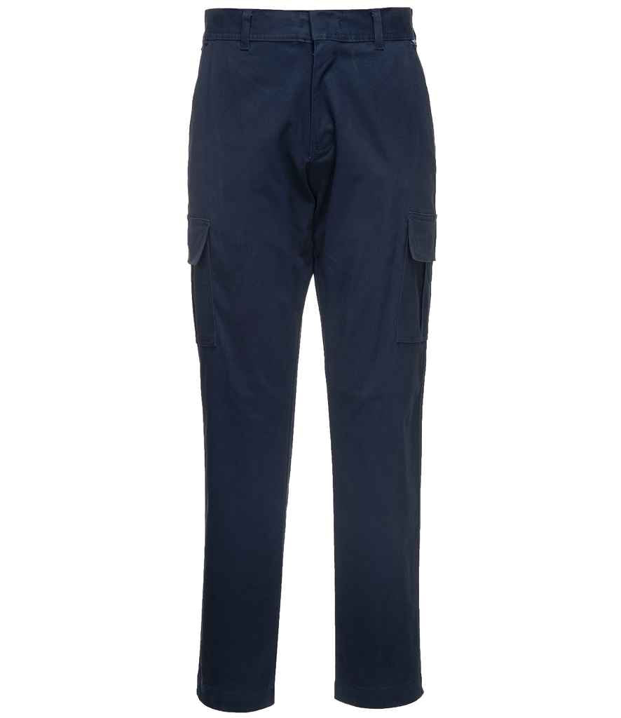 Portwest Stretch Slim Combat Trousers - Dark Navy