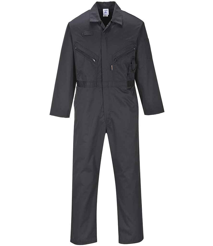 Portwest Liverpool Zip Coverall - Black