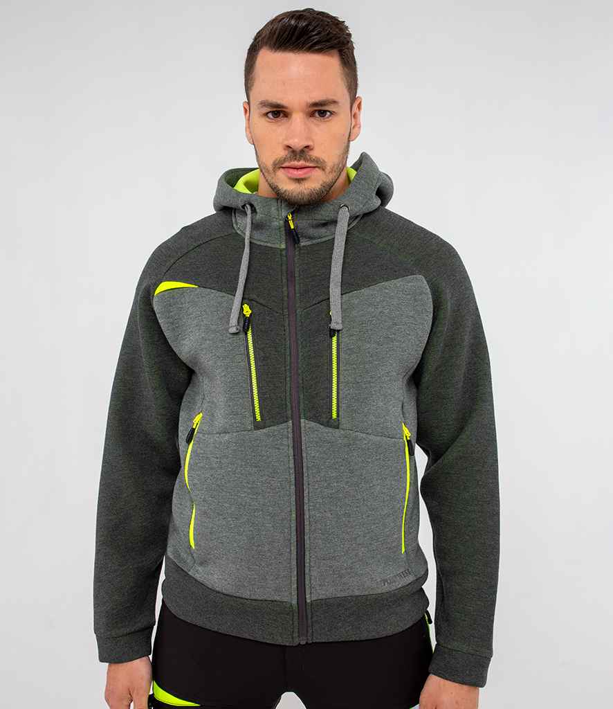 Portwest DX4™ Zipped Hoodie - Metal Grey
