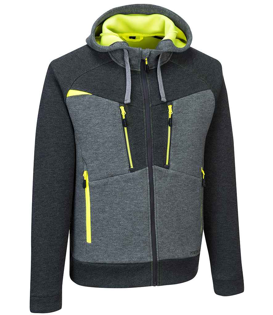 Portwest DX4™ Zipped Hoodie - Metal Grey