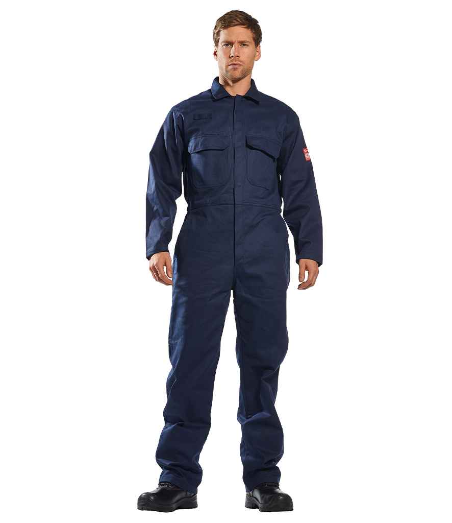 Portwest Bizweld™ Flame Resistant Coverall - Navy