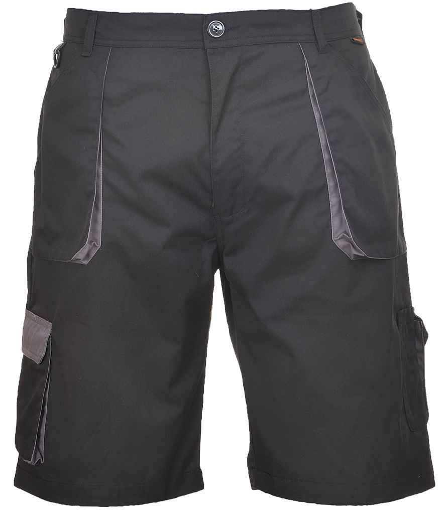 Portwest Texo Contrast Shorts - Black
