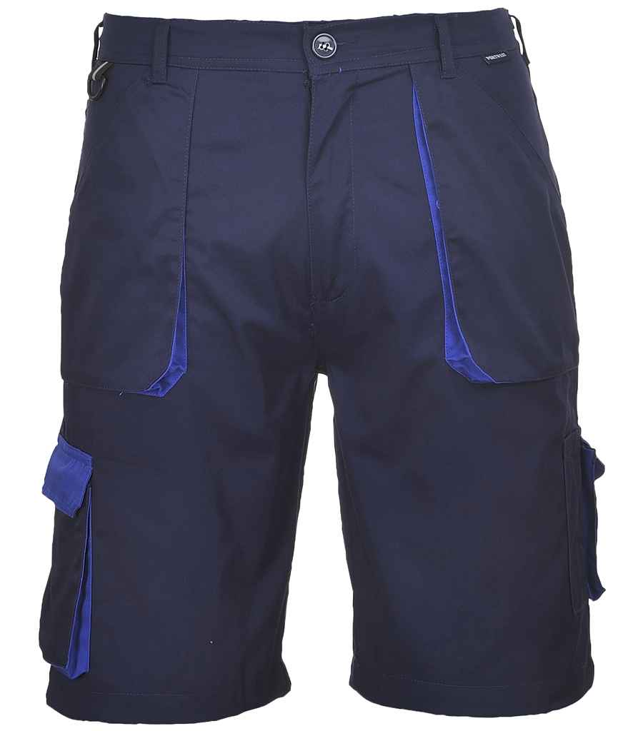 Portwest Texo Contrast Shorts - Navy