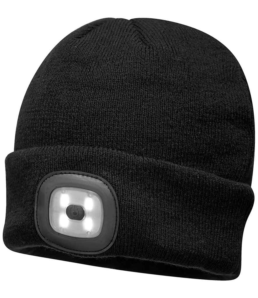 Portwest LED Head Light Beanie - Black