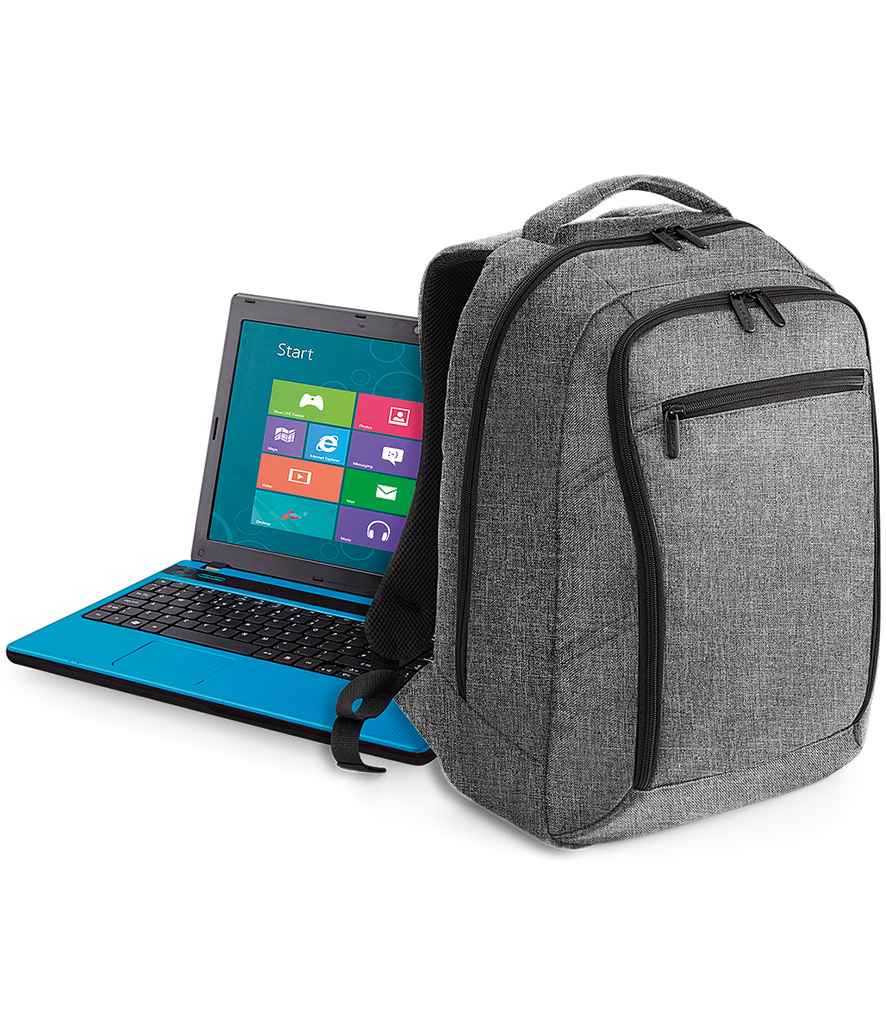 Quadra Executive Digital Backpack - Grey Marl