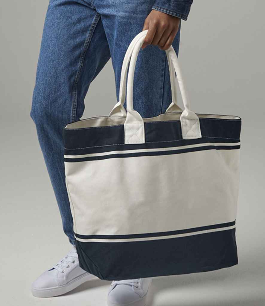 Quadra Canvas Deck Bag - Navy/Off White