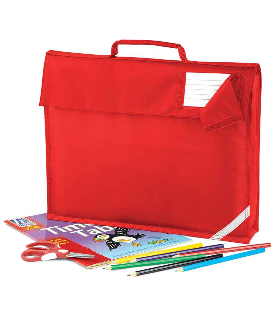 Quadra Junior Book Bag - Bright Red