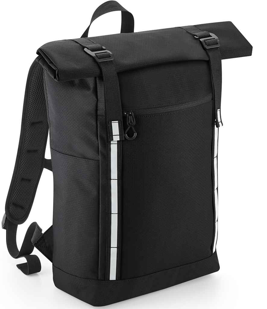 Quadra Urban Commute Roll-Top Backpack - Black