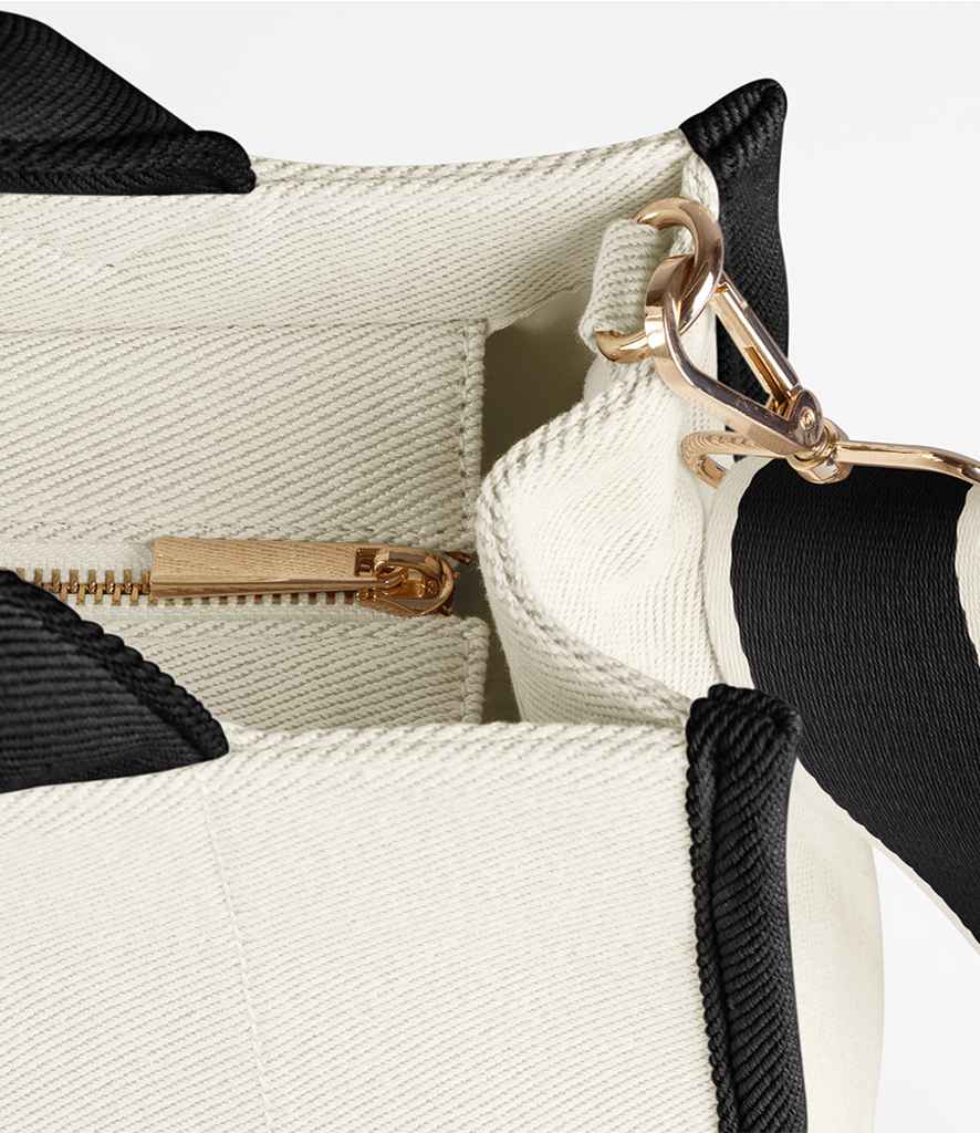 Quadra Puerto Medium Tote Bag - Natural/Black