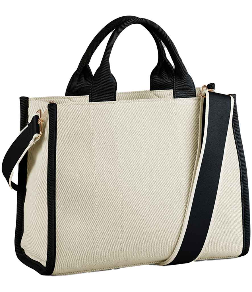 Quadra Puerto Medium Tote Bag - Natural/Black