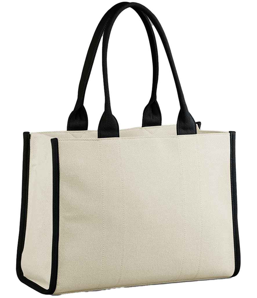 Quadra Puerto Large Tote Bag - Natural/Black