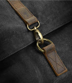 Quadra Heritage Waxed Canvas Backpack - Black
