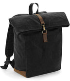 Quadra Heritage Waxed Canvas Backpack - Black