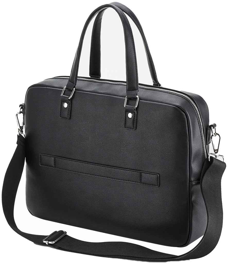 Quadra Tailored Luxe Briefcase - Black