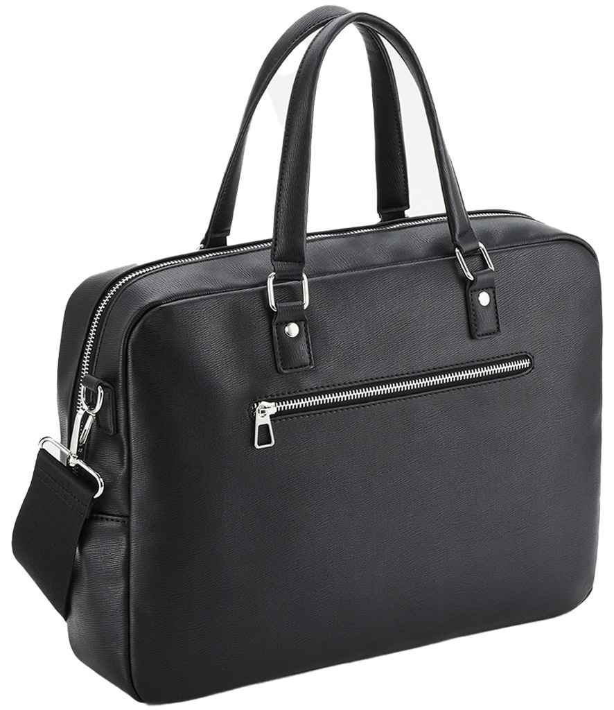 Quadra Tailored Luxe Briefcase - Black