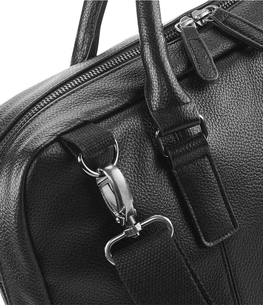 Quadra NuHide® Slimline Laptop Briefcase - Black