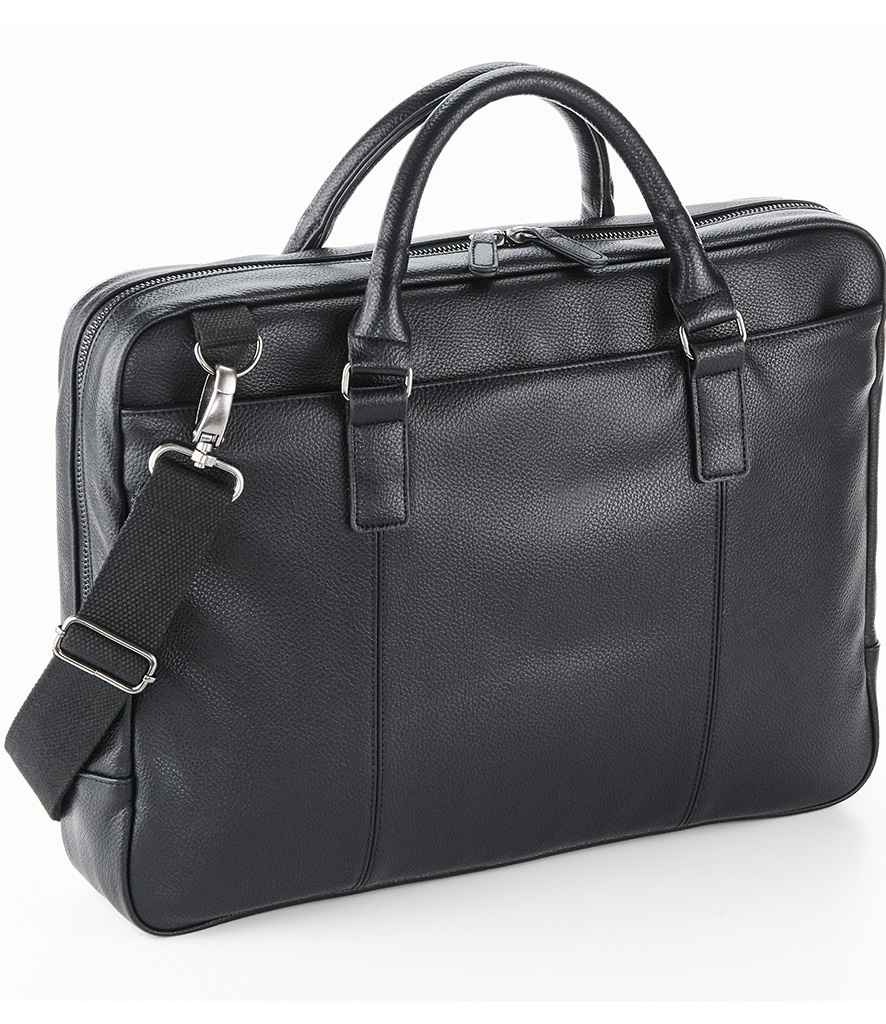 Quadra NuHide® Slimline Laptop Briefcase - Black