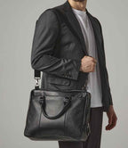 Quadra NuHide® Slimline Laptop Briefcase - Black