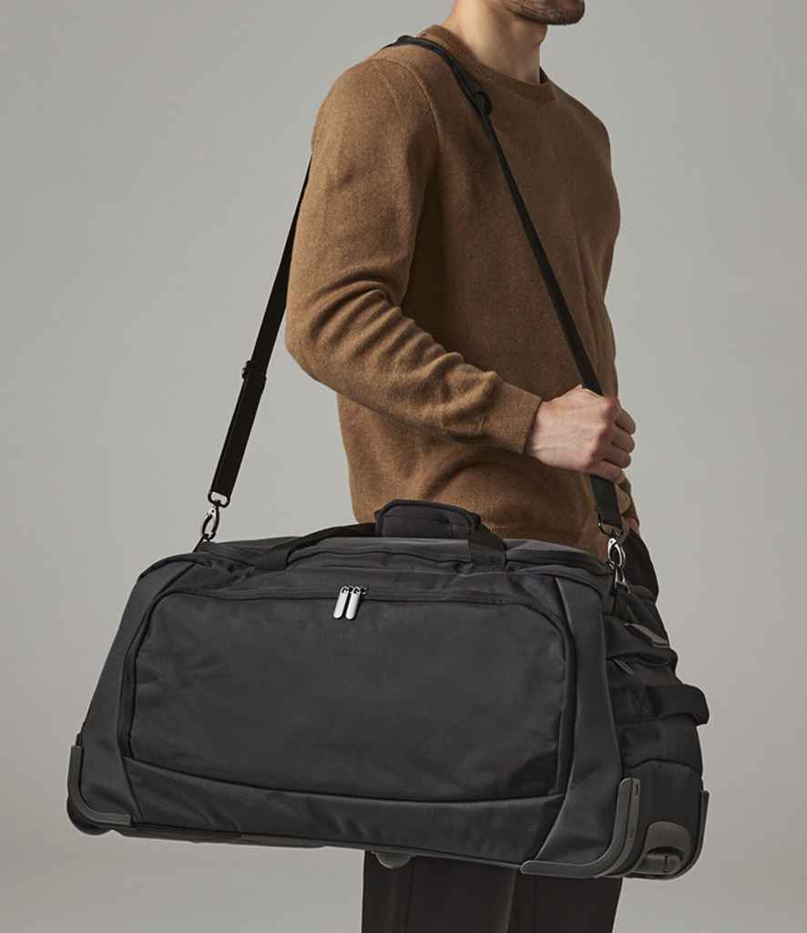 Quadra Tungsten™ Wheelie Travel Bag - Black/Graphite Grey