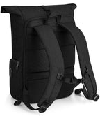 Quadra Q-Tech Charge Roll-Top Backpack - Black