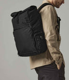 Quadra Q-Tech Charge Roll-Top Backpack - Black