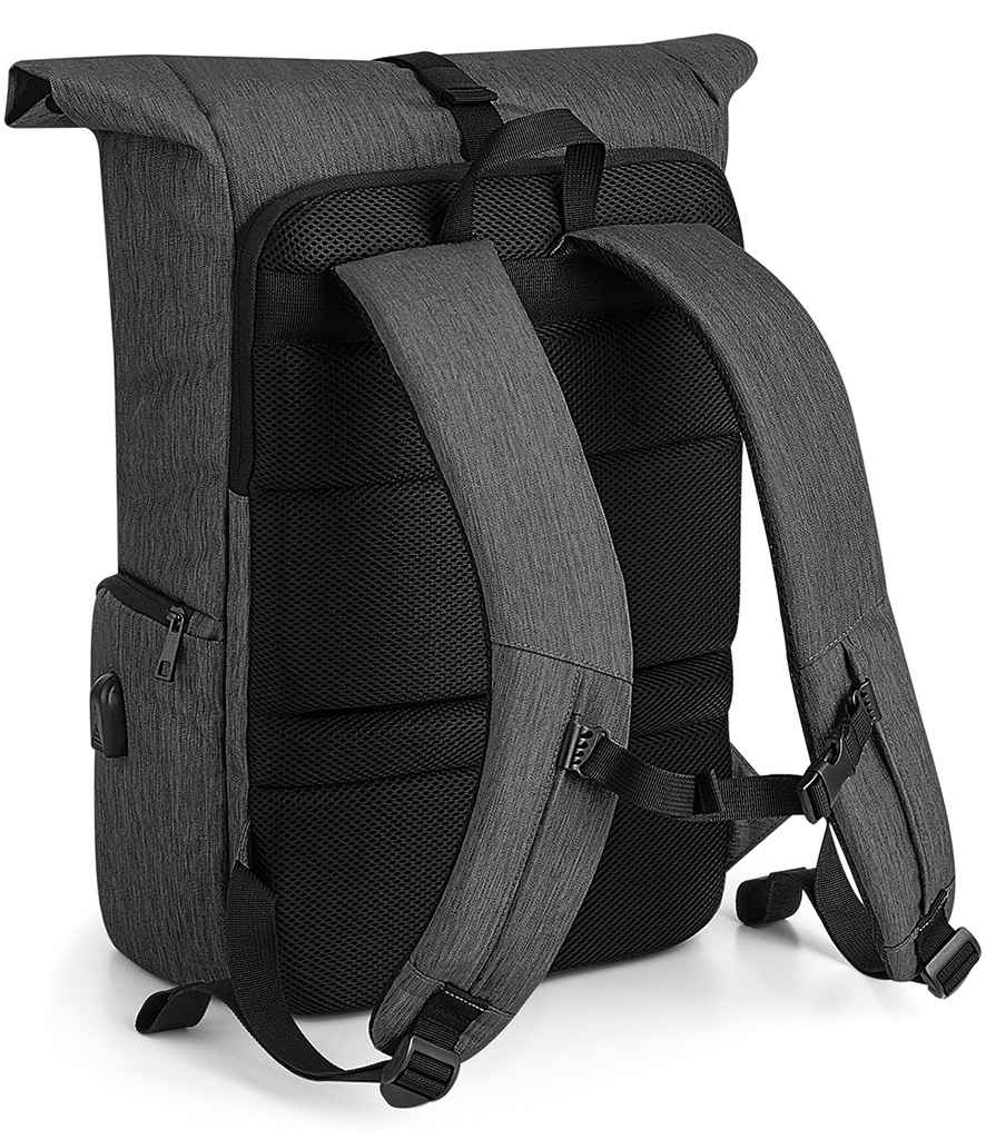 Quadra Q-Tech Charge Roll-Top Backpack - Granite Marl