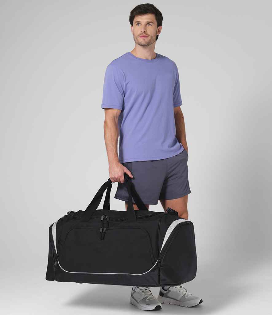 Quadra Pro Team Jumbo Kit Bag - Black/Light Grey