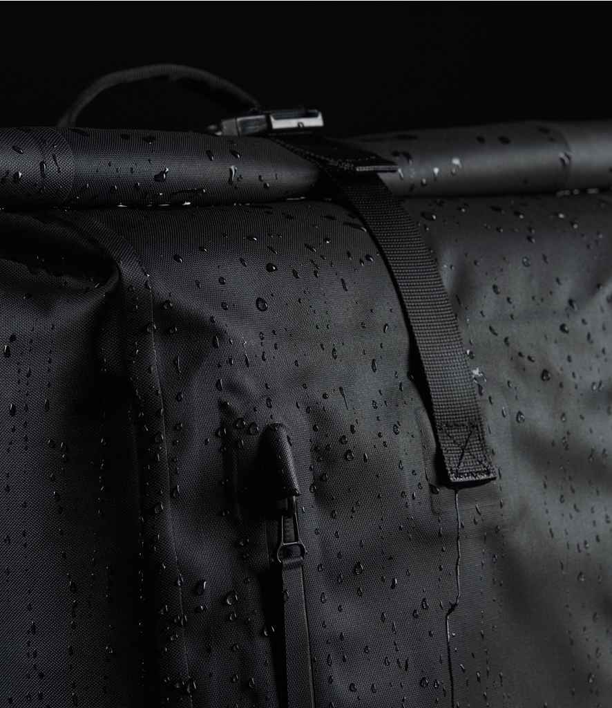 Quadra Waterproof Roll-Top Lite Backpack - Black