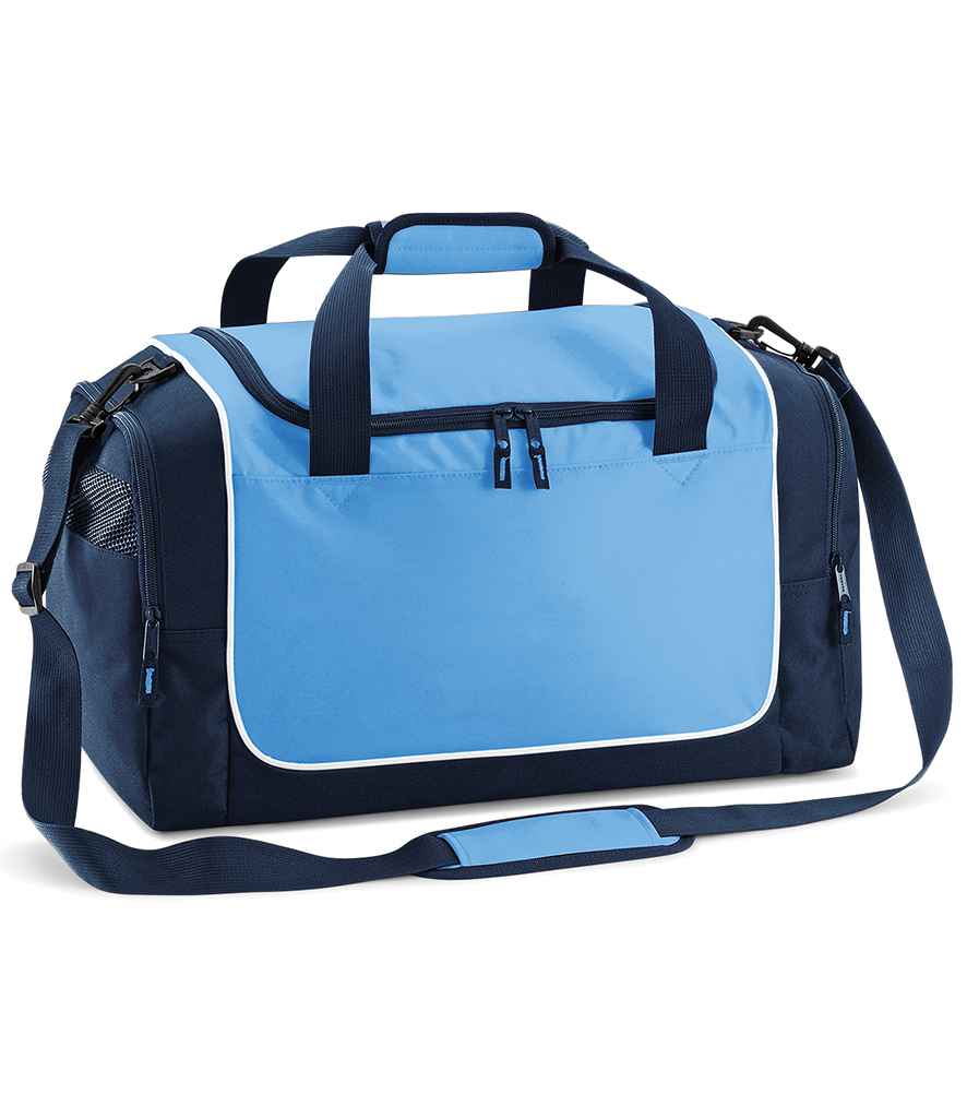 Quadra Teamwear Locker Bag - Sky Blue/Navy/White