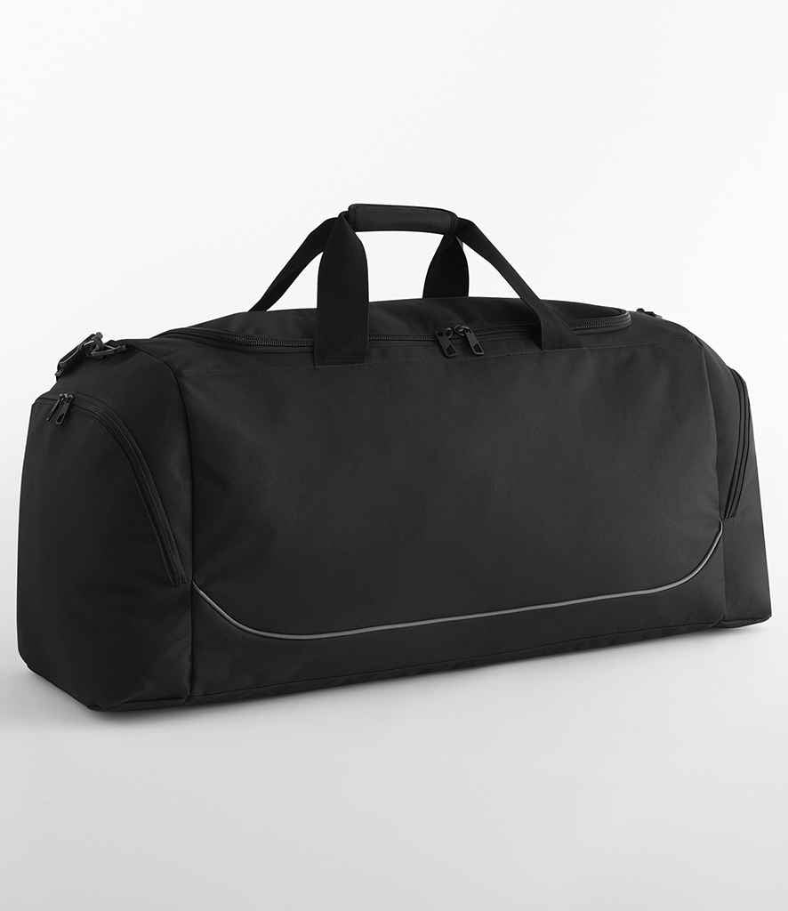 Quadra Teamwear Jumbo Kit Bag - Black/Grey