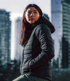 Stormtech Ladies Nautilus Quilted Hooded Jacket - Black
