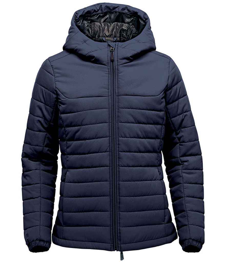 Stormtech Ladies Nautilus Quilted Hooded Jacket - Navy