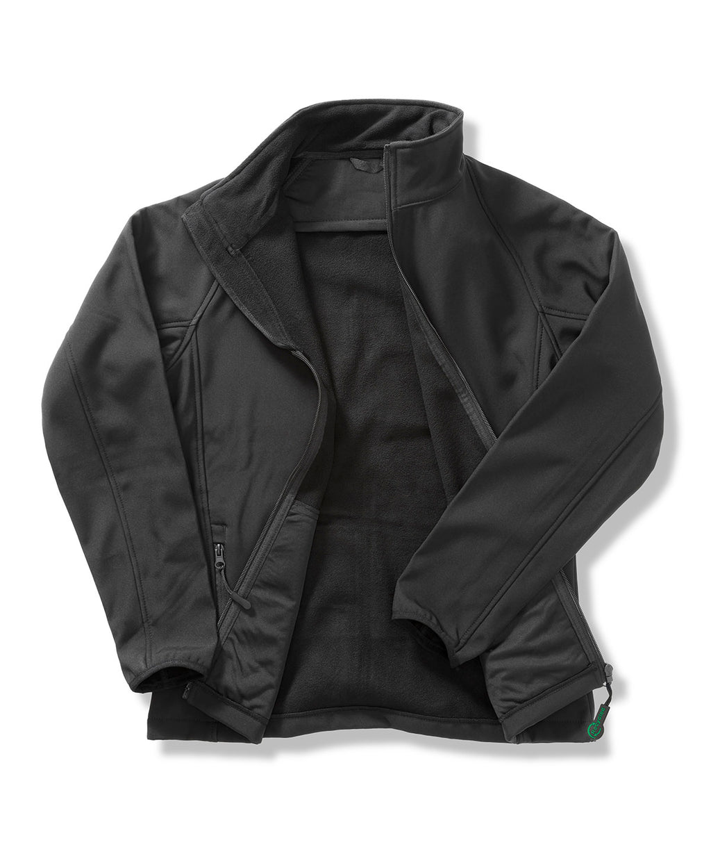 Womens printable softshell with recycled fleece inner