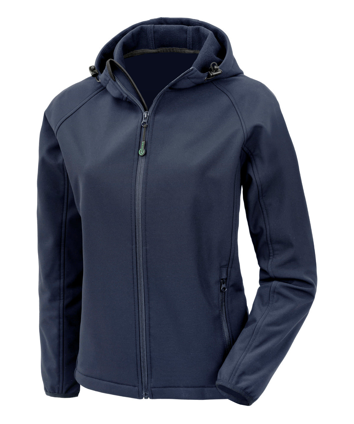 Women’s recycled 3-layer printable hooded softshell