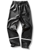 Prism PU waterproof trousers with reflective bands and recycled backing