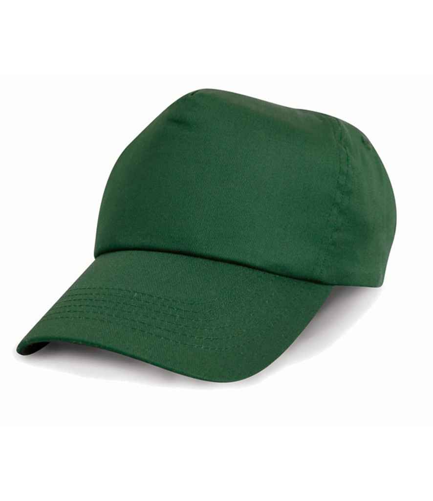 Result Kids Cotton Cap - Bottle Green
