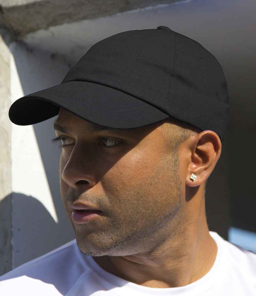 Result Heavy Cotton Drill Pro-Style Cap - Black