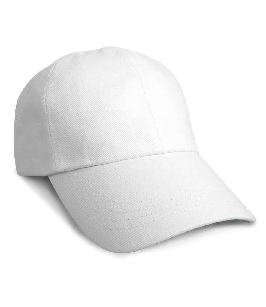 Result Heavy Cotton Drill Pro-Style Cap - White