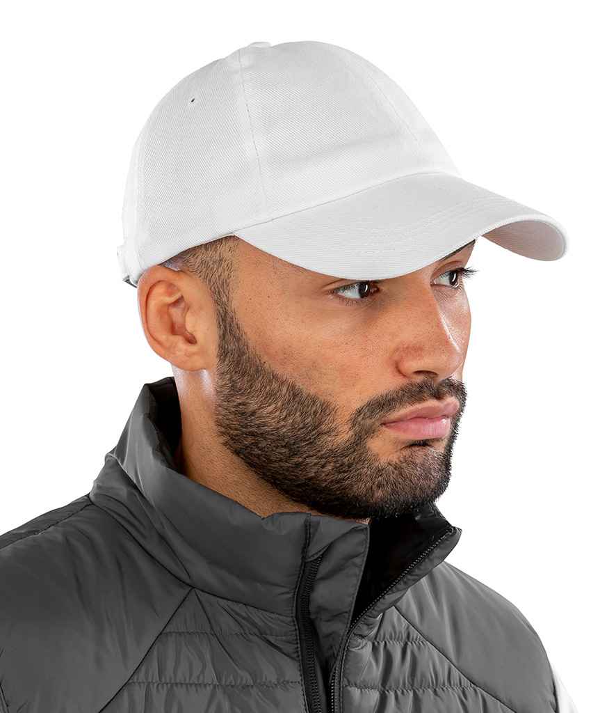 Result Heavy Cotton Drill Pro-Style Cap - White