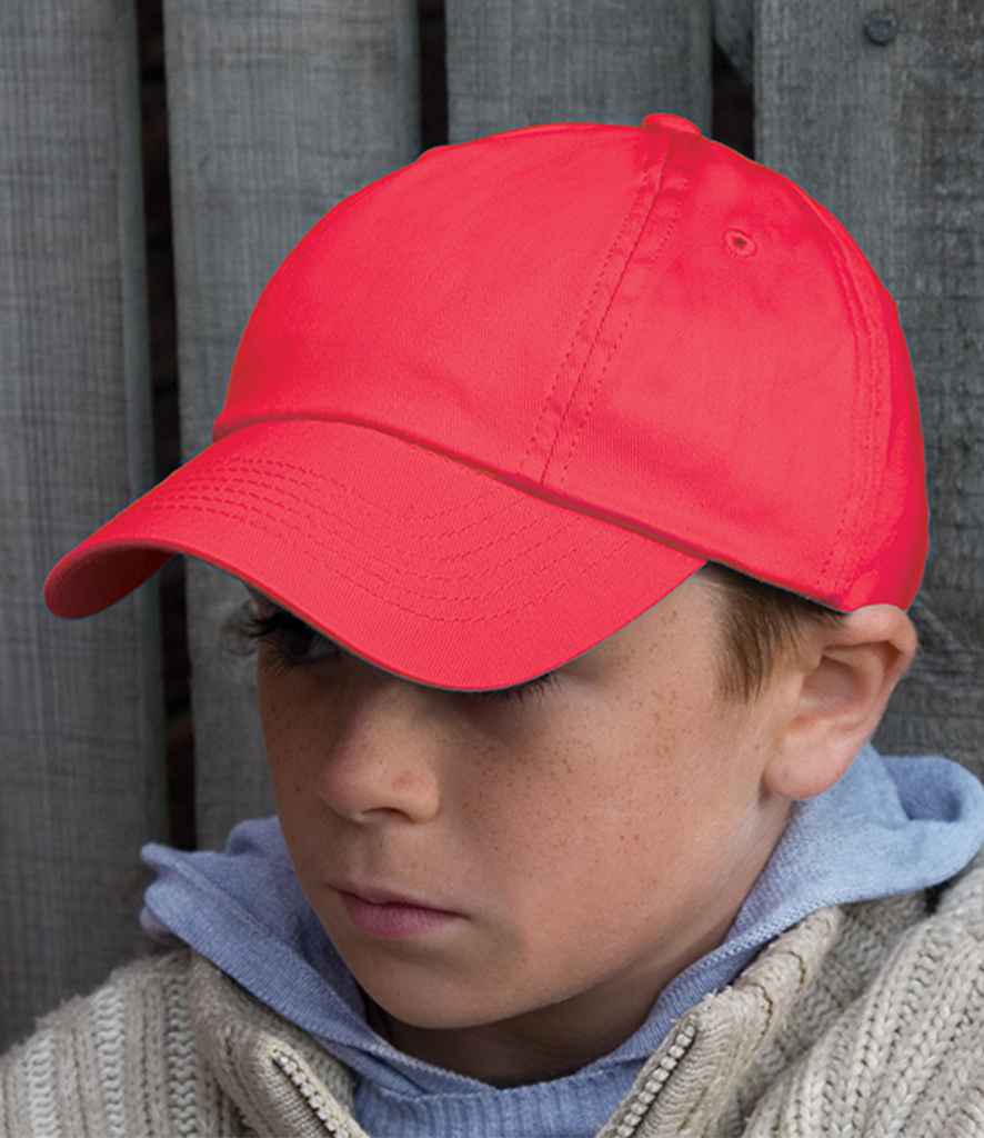 Result Kids Low Profile Cotton Cap - Red