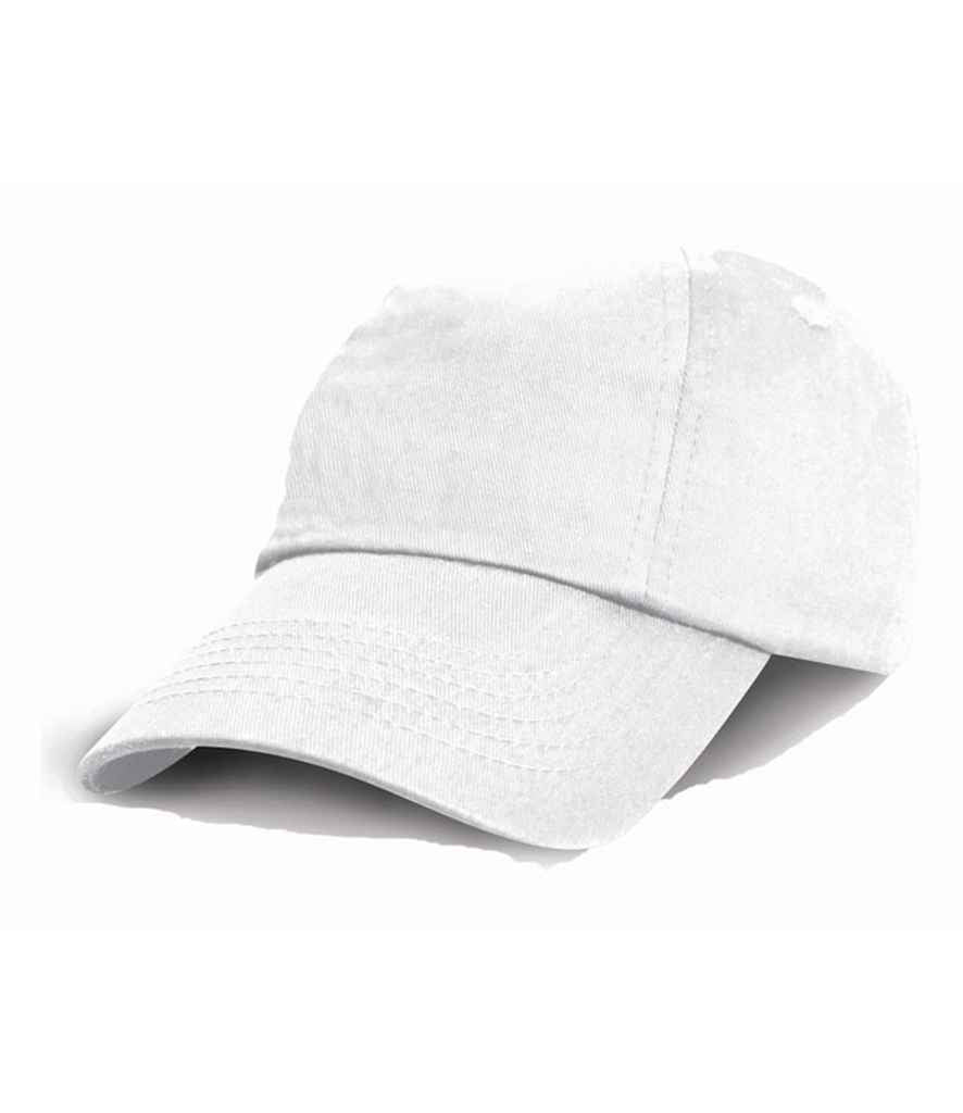 Result Kids Low Profile Cotton Cap - White