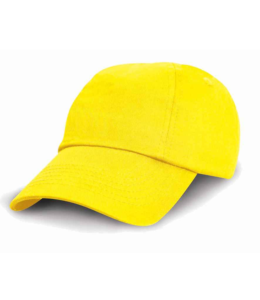 Result Kids Low Profile Cotton Cap - Yellow