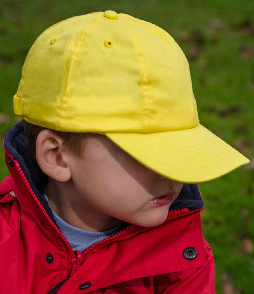 Result Kids Low Profile Cotton Cap - Yellow